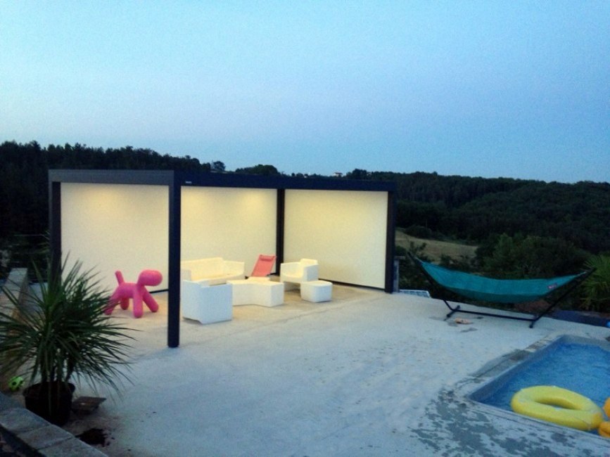 Pergola bioclimatique B200 sur les hauteurs d'Albi