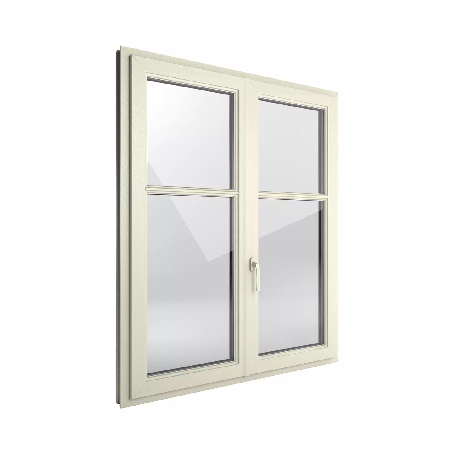 Fenêtre Finstral Classic-line en PVC blanc