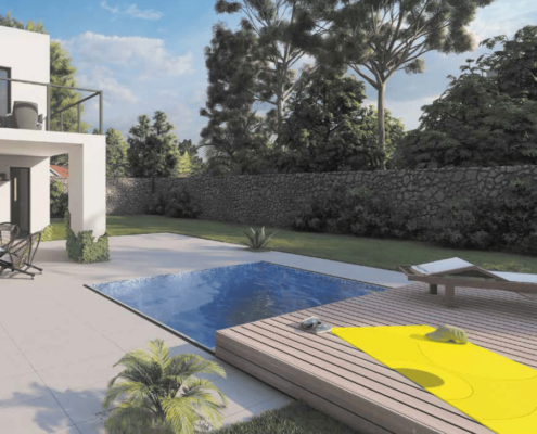 pooldeck terrasse mobile abri de piscine extend albi