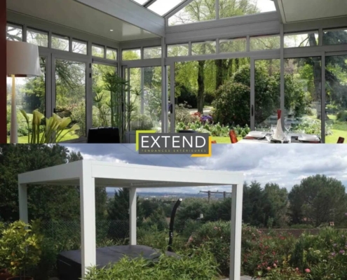 Comparaison entre une pergola et une véranda installées dans un jardin