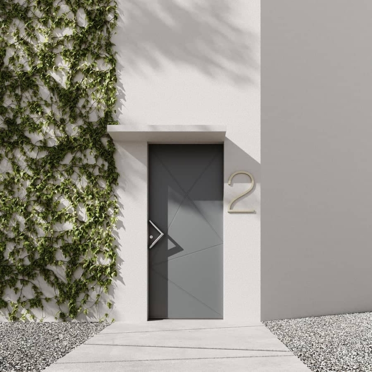 Porte d'entrée posée par EXTEND