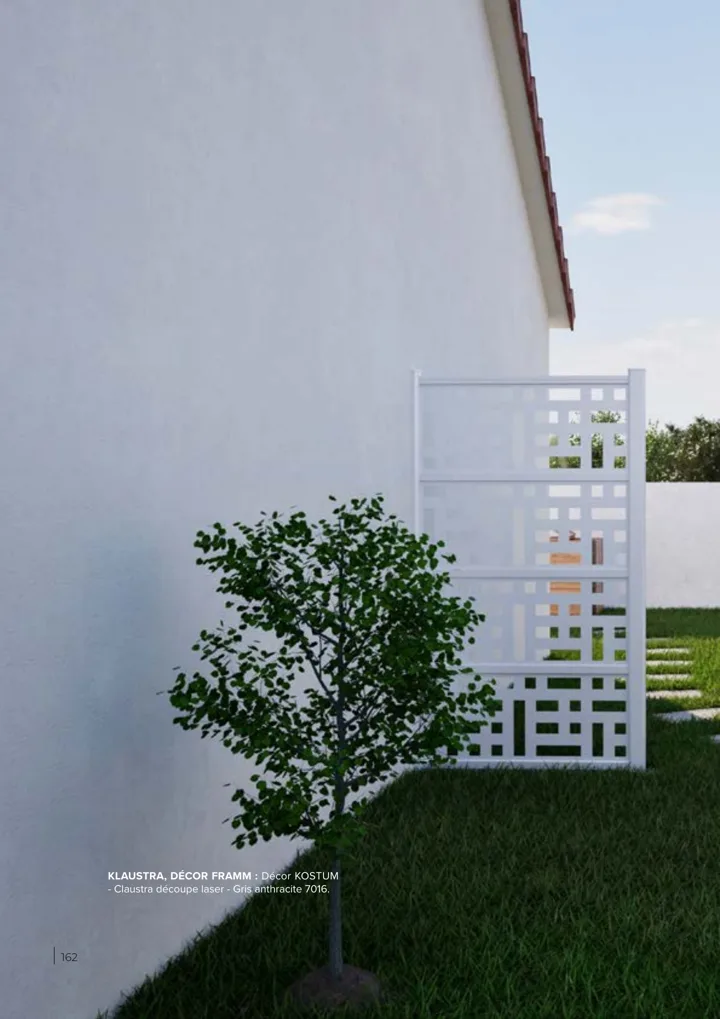 Claustra aluminium décoratif