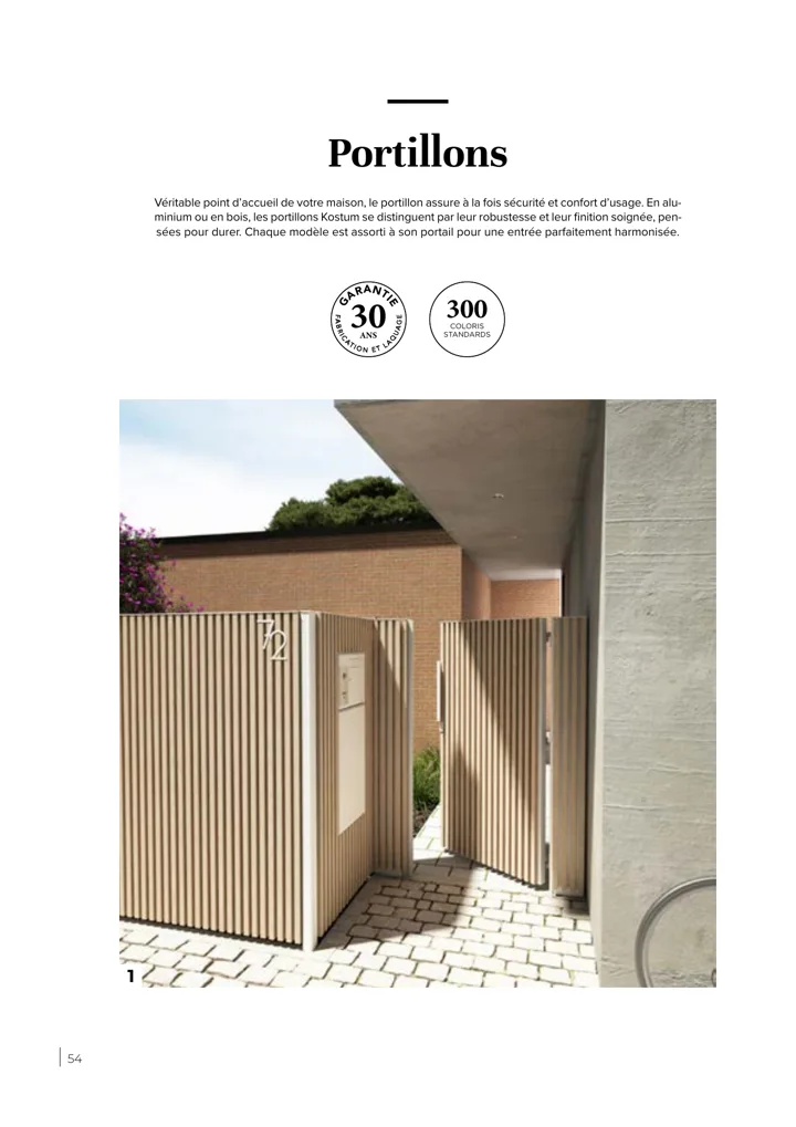 Portillon aluminium
