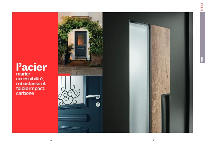 Porte d’entrée BEL’M en acier