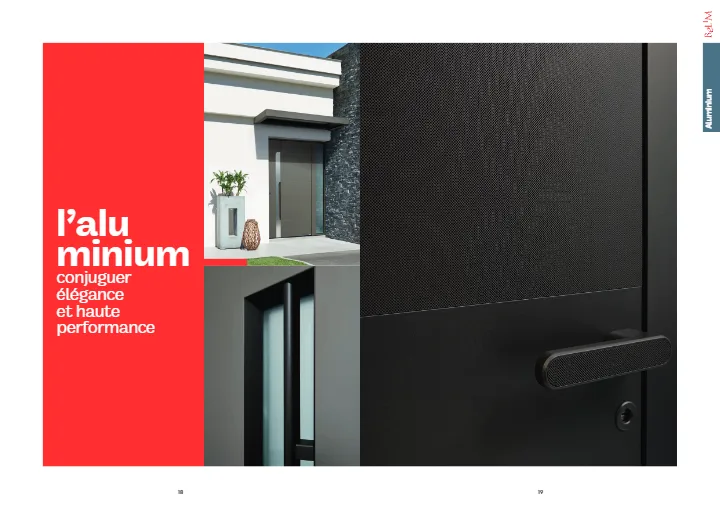 Porte d’entrée BEL’M en aluminium