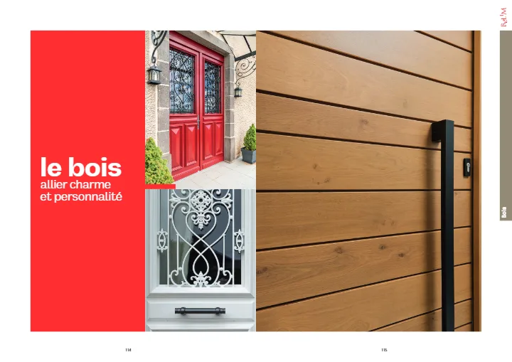 Porte d’entrée BEL’M en bois