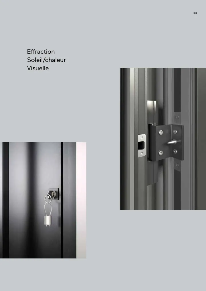 Serrure de sécurité d’une porte d’entrée Finstral