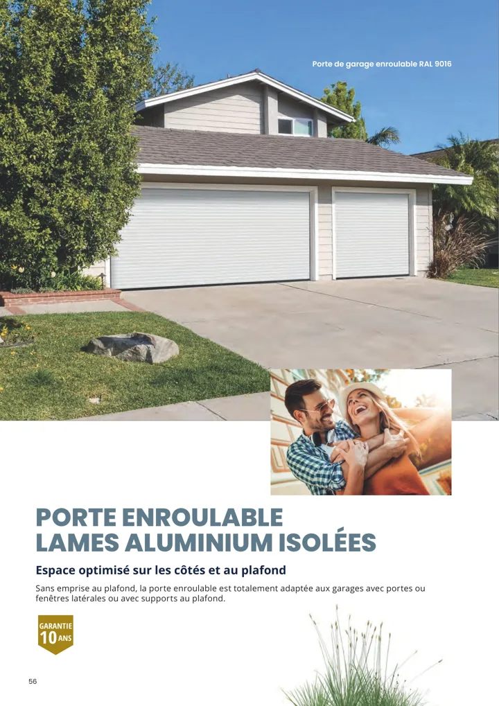 Porte de garage enroulable