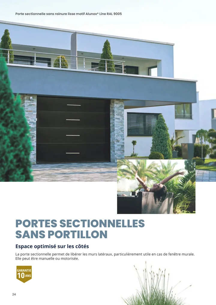 Porte de garage sectionnelle