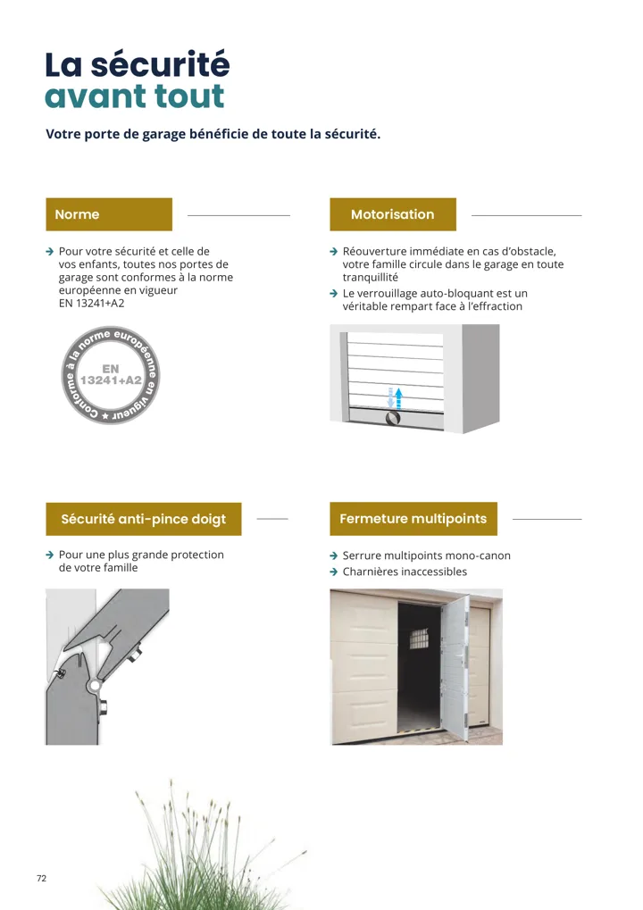 Sécurité des portes de garage