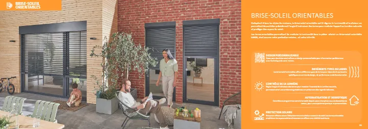 Brise-soleil orientables LAKAL
