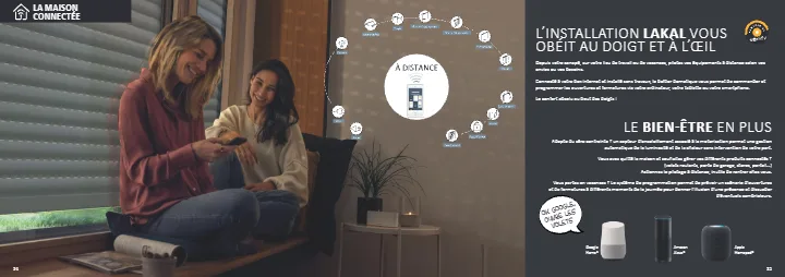 Volets roulants connectés LAKAL