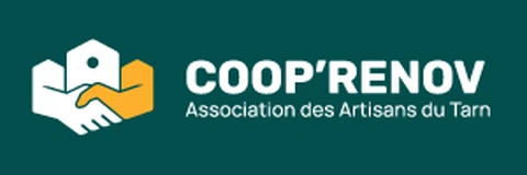 Logo Coop'Renov, association des artisans du Tarn