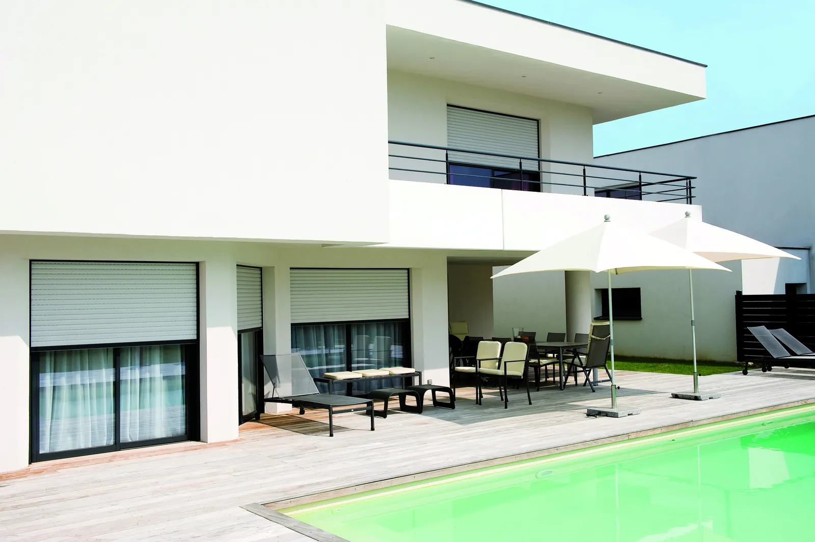 Maison contemporaine connectée